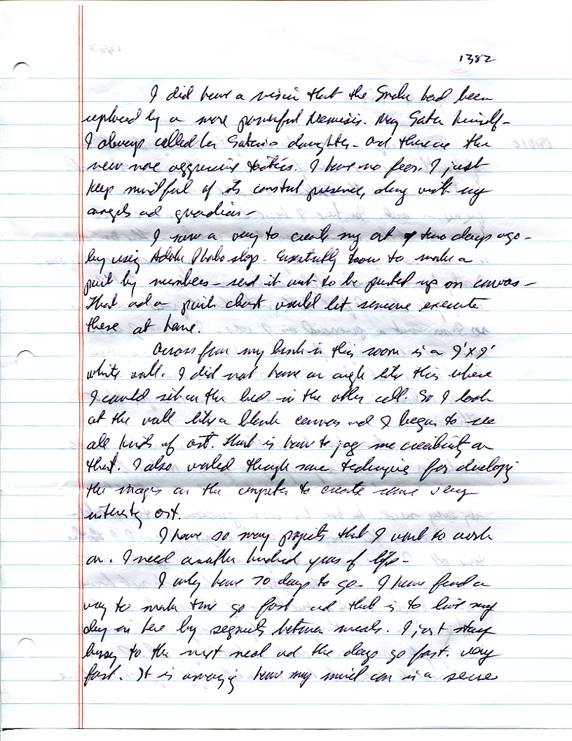 Dr John WorldPeace 2008 Prison Journal